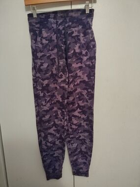 lululemon athletica Purple Camo Jogger Pants